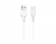 Дата-кабель Hoco X20 Flash / HC68907 USB Type-C 2м, белый фото 1